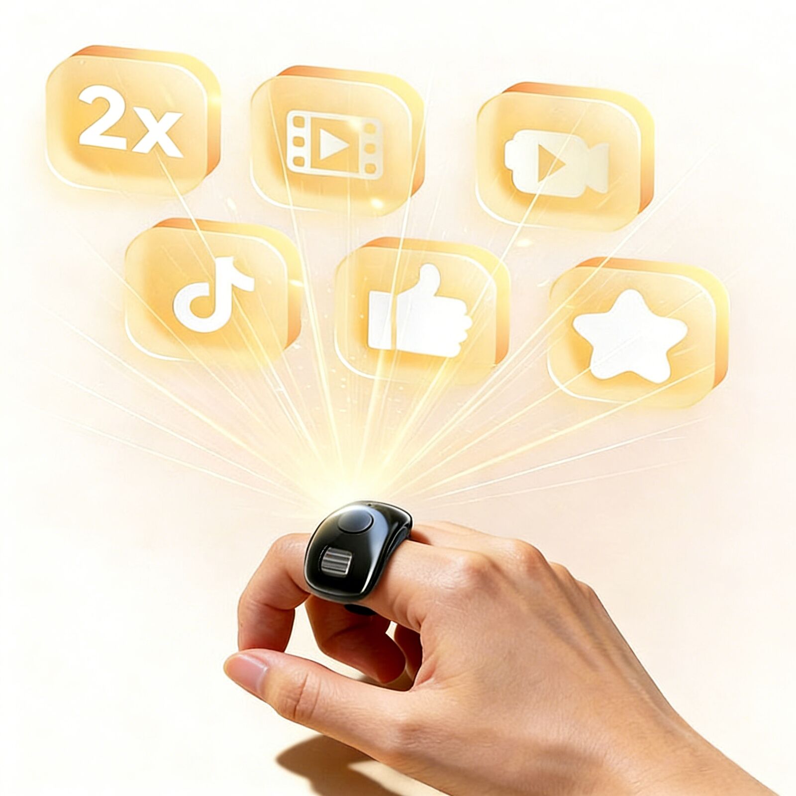 Electronics And Gadgets G - Mouse Cincin Bluetooth Mini untuk Menggulung