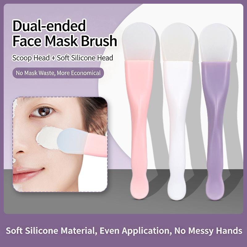 Electro Gadgets - 【M】1/2/3Pcs Kuas Masker Silikon Dua Sisi