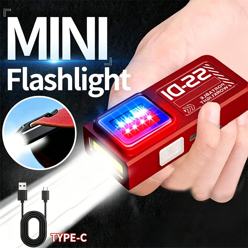 1/2 Buah Senter LED COB Mini L - Mini Electronics Gadgets ulasan dan harga