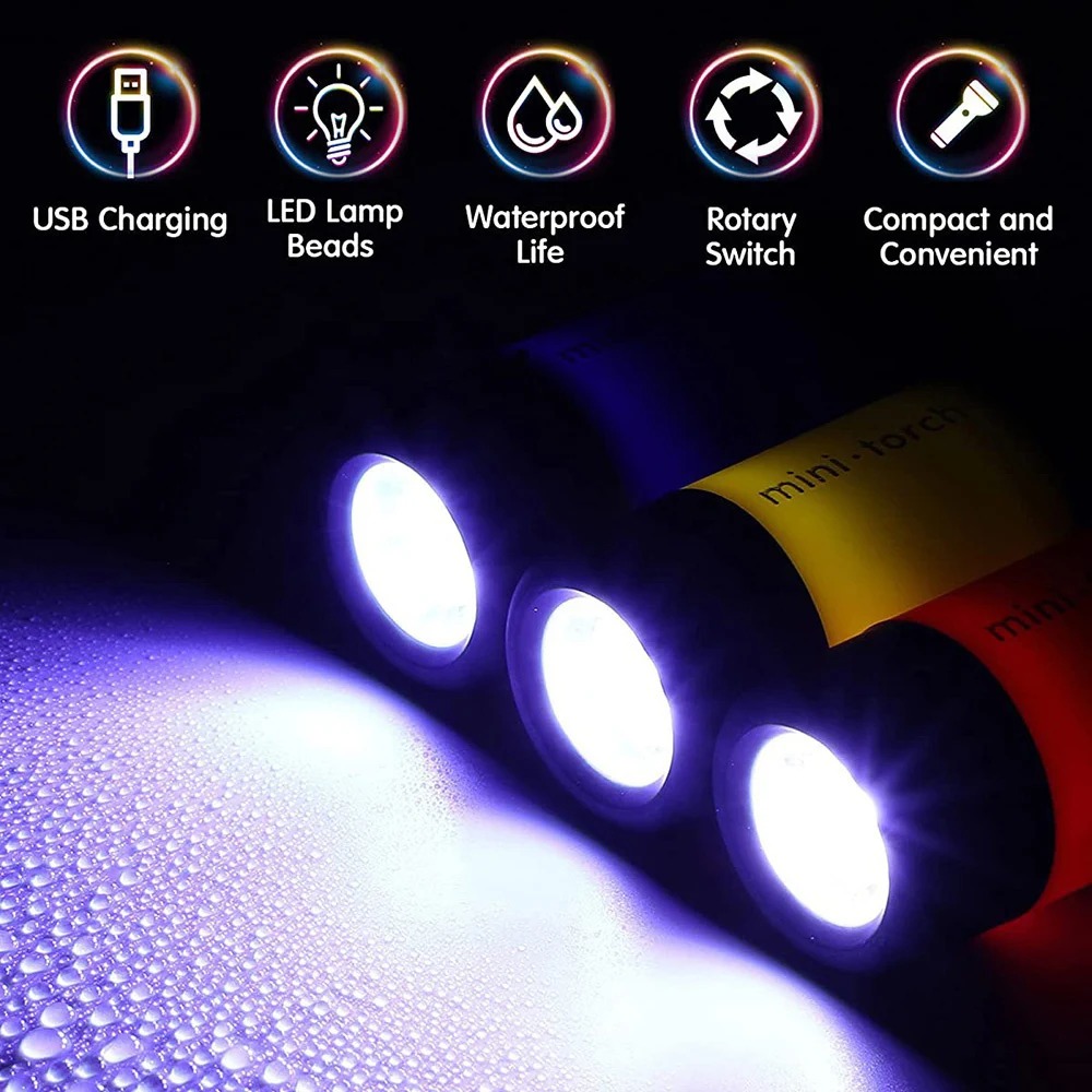 Senter Mini Camping Isi Ulang  - Mini Electronics Gadgets ulasan dan harga
