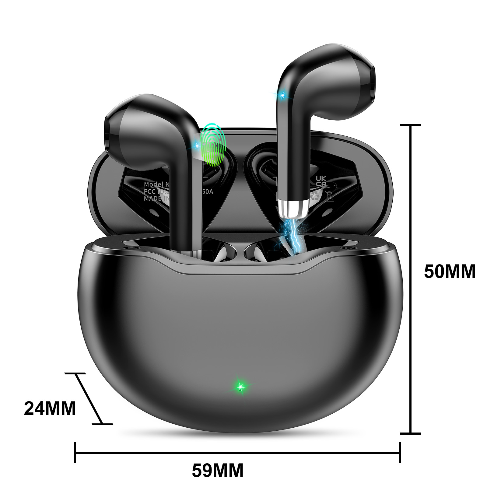 T6 Earbud Nirkabel Bluetooth 5 - Earbuds Anc Wireless ulasan dan harga