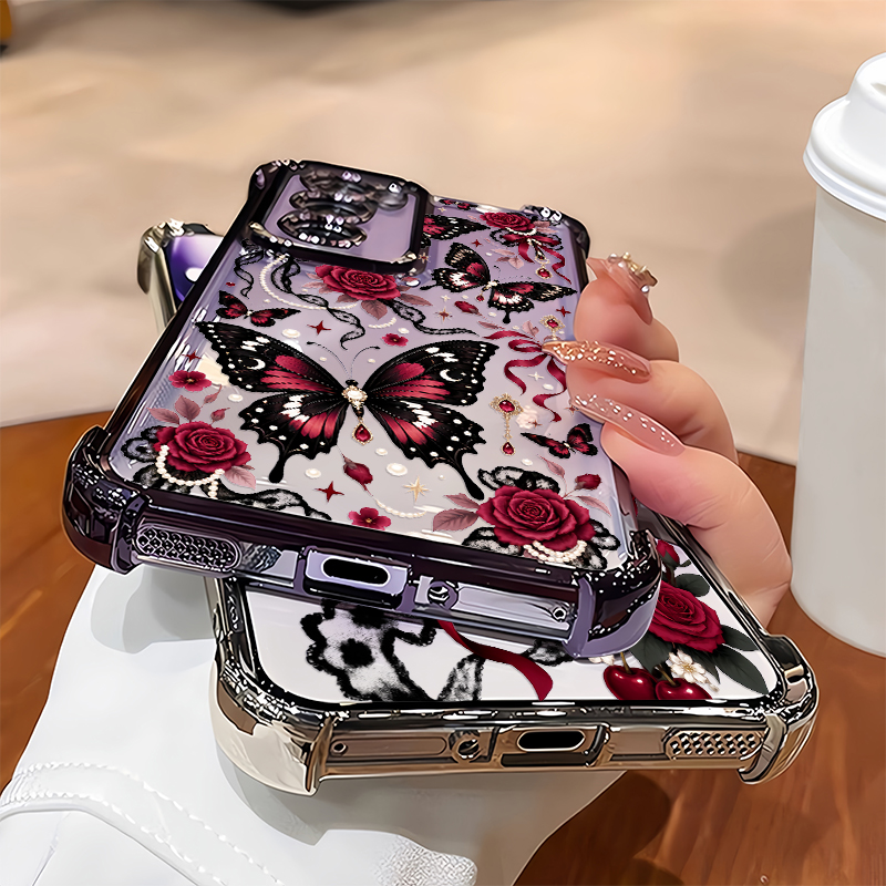 Casing Ponsel Motif Bunga Kupu - Oppo A78 ulasan dan harga