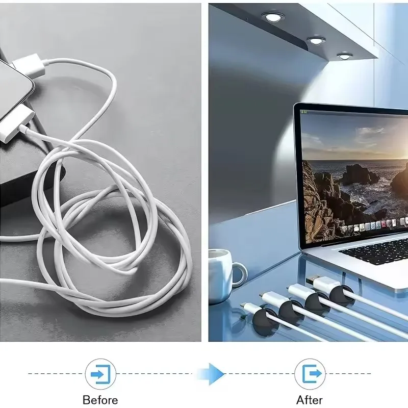 5/50 Buah Klip Pengatur Kabel  - Mini Electronics Gadgets ulasan dan harga