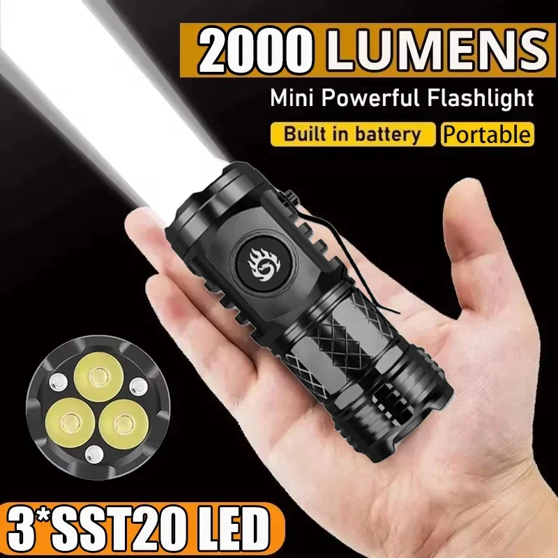 Senter Taktis Daya Tinggi 3LED - Mini Electronics Gadgets ulasan dan harga