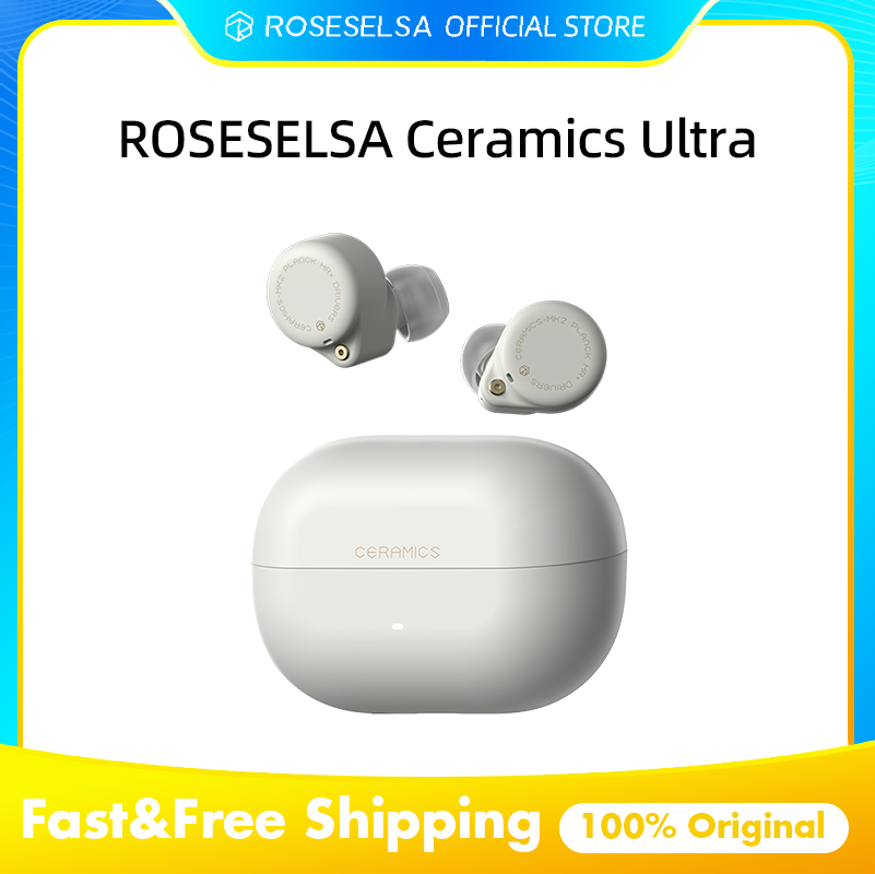 ROSESELSA Keramik Earbud Nirka - Earbuds Anc Wireless ulasan dan harga
